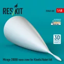 ResKit Models Mirage 2000B nose cone for Kinetic/Italeri kit (3D Printed) 1:48 (RSU48-0408)