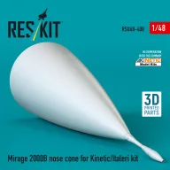   ResKit Models Mirage 2000B nose cone for Kinetic/Italeri kit (3D Printed) 1:48 (RSU48-0408)