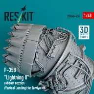   ResKit Models ?F-35B Lightning II exhaust nozzles (Vertical Landing) for Tamiya kit (3D printed) 1:48 (RSU48-0414)