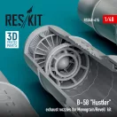 ResKit Models B-58 Hustler exhaust nozzles for Monogram/Revell kit (3D Printed) 1:48 (RSU48-0415)