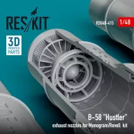   ResKit Models B-58 Hustler exhaust nozzles for Monogram/Revell kit (3D Printed) 1:48 (RSU48-0415)