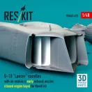 ResKit Models B-1B Lancer nacelles with air intakes & early exhaust nozzles (?losed engine bays) for Revell kit (3D Printed) 1:48 (RSU48-0423)