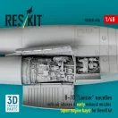 ResKit Models B-1B Lancer nacelles with air intakes & early exhaust nozzles (open engine bay) for Revell kit (3D Printed) 1:48 (RSU48-0424)