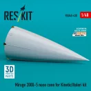 ResKit Models Mirage 2000-5 nose cone for Kinetic/Italeri kit (3D Printed) 1:48 (RSU48-0430)