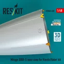 ResKit Models Mirage 2000-5 nose cone for Kinetic/Italeri kit (3D Printed) 1:48 (RSU48-0430)