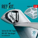 ResKit Models Tail for CH-53E Super Stallion, MH-53E Sea dragon for Academy kit (3D printed) 1:48 (RSU48-0431)