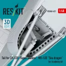 ResKit Models Tail for CH-53E Super Stallion, MH-53E Sea dragon for Academy kit (3D printed) 1:48 (RSU48-0431)