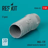   ResKit Models MiG-17F exhaust nozzle for Ammo kit (3D Printed) 1:48 (RSU48-0433)