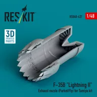  ResKit Models ?F-35B Lightning II exhaust nozzle (Parked/Fly) for Tamiya kit (3D printed) 1:48 (RSU48-0437)