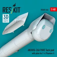   ResKit Models AN/AVQ-26A PAVE Tack pod with pilon for F-4 Phantom II (3D Printed) 1:48 (RSU48-0446)