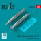 ResKit Models 600 gallon fuel tanks for F-111 (A,C,D,E,F & EF-111) (2 pcs) (3D Printed) 1:48 (RSU48-0449)