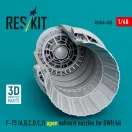 ResKit Models F-15 Eagle/Strike Eagle (A,B,C,D,E early,J) F100-PW-220 open exhaust nozzles for GWH kit (3D Printed) 1:48 (RSU48-0450)