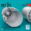 ResKit Models F-15 (A, B, C, D, E, J) (F100-PW-220) open exhaust nozzles for Hasegawa kit (3D Printed) 1:48 (RSU48-0452)