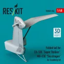 ResKit Models Folded tail for CH-53E Super Stallion, MH-53E Sea dragon for Academy kit (3D printed) 1:48 (RSU48-0454)
