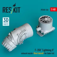   ResKit Models F-35B Lightning II exhaust nozzle (Short takeoff) for Italeri kit (3D printed) 1:48 (RSU48-0456)
