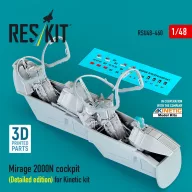   ResKit Models Mirage 2000N cockpit (Detailed edition) for Kinetic kit (3D Printed) 1:48 (RSU48-0460)