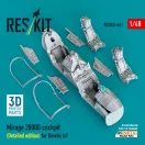 ResKit Models Mirage 2000D cockpit (Detailed edition) for Kinetic kit (3D Printed) 1:48 (RSU48-0461)