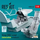 ResKit Models Mirage 2000C cockpit (Detailed edition) for Kinetic kit (3D Printed) 1:48 (RSU48-0463)