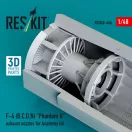 ResKit Models F-4 (B, C, D, N) Phantom II exhaust nozzles for Academy kit (3D Printed) 1:48 (RSU48-0466)