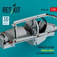   ResKit Models Rafale M cockpit (Detailed edition) for Revell/Academy kit (3D printed) 1:48 (RSU48-0480)