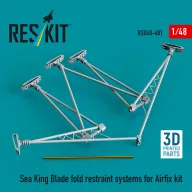   ResKit Models Sea King blade fold restraint systems for Airfix kit (3D Printed) 1:48 (RSU48-0481)