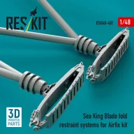   ResKit Models Sea King blade fold restraint systems for Airfix kit (3D Printed) 1:48 (RSU48-0481)