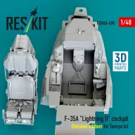   ResKit Models F-35A Lightning II cockpit (Detailed edition) for Tamiya kit (3D Printed) 1:48 (RSU48-0498)