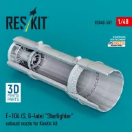   ResKit Models F-104 (S, G-late) Starfighter exhaust nozzle for Kinetic kit (3D Printed) 1:48 (RSU48-0507)
