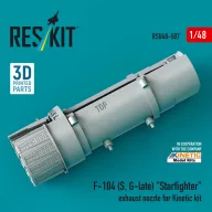   ResKit Models F-104 (S, G-late) Starfighter exhaust nozzle for Kinetic kit (3D Printed) 1:48 (RSU48-0507)