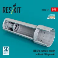   ResKit Models IAI Kfir exhaust nozzle for Kinetic / Wingman kit (3D Printed) 1:48 (RSU48-0511)