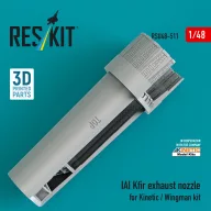   ResKit Models IAI Kfir exhaust nozzle for Kinetic / Wingman kit (3D Printed) 1:48 (RSU48-0511)