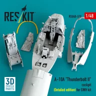   ResKit Models A-10A Thunderbolt II cockpit (Detailed edition) for GWH kit (3D Printed) 1:48 (RSU48-0519)