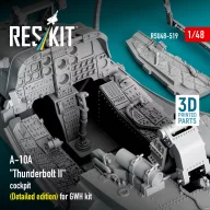   ResKit Models A-10A Thunderbolt II cockpit (Detailed edition) for GWH kit (3D Printed) 1:48 (RSU48-0519)
