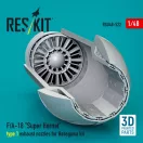 ResKit Models F/A-18 Super Hornet type 1 exhaust nozzles for Hasegawa kit (3D Printed) 1:48 (RSU48-0522)