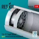 ResKit Models F/A-18 Super Hornet type 2 exhaust nozzles for Hasegawa kit (3D Printed) 1:48 (RSU48-0523)