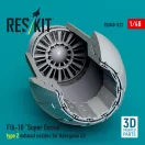 ResKit Models F/A-18 Super Hornet type 2 exhaust nozzles for Hasegawa kit (3D Printed) 1:48 (RSU48-0523)
