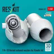   ResKit Models F/A-18 Hornet exhaust nozzles for Kinetic kit (3D Printed) 1:48 (RSU48-0537)