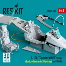 ResKit Models A-10C Thunderbolt II cockpit (Basic edition with 3D decals) for GWH kit (3D Printed) 1:48 (RSU48-0538)