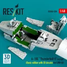 ResKit Models A-10C Thunderbolt II cockpit (Basic edition with 3D decals) for GWH kit (3D Printed) 1:48 (RSU48-0538)