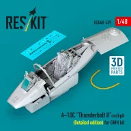   ResKit Models A-10C Thunderbolt II cockpit (Detailed edition) for GWH kit (3D Printed) 1:48 (RSU48-0539)