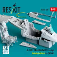   ResKit Models A-10C Thunderbolt II cockpit (Detailed edition) for GWH kit (3D Printed) 1:48 (RSU48-0539)