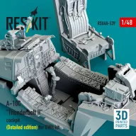   ResKit Models A-10C Thunderbolt II cockpit (Detailed edition) for GWH kit (3D Printed) 1:48 (RSU48-0539)