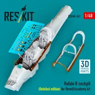  ResKit Models Rafale B cockpit cockpit (Detailed edition) for Revell/Academy kit (3D Printed) 1:48 (RSU48-0541)