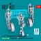ResKit Models A-10 Thunderbolt II landing gears (Early & Late) (in flight) with wheels set for Academy kit (3D Printed) 1:48 (RSU48-0542)