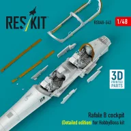   ResKit Models Rafale B cockpit (Detailed edition) for HobbyBoss kit (3D Printed) 1:48 (RSU48-0543)