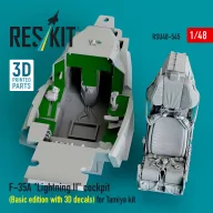   ResKit Models F-35A Lightning II cockpit (Basic edition with 3D decals) for Tamiya kit (3D Printed) 1:48 (RSU48-0545)