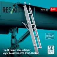   ResKit Models F/A-18 Hornet access ladder only for Reskit RSU48-0310, RSU48-0140 kits (3D Printed) 1:48 (RSU48-0548)