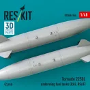 ResKit Models Tornado 2250L underwing fuel tanks (RAF, RSAF) (2 pcs) (3D Printed) 1:48 (RSU48-0554)