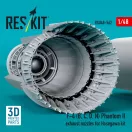 ResKit Models F-4 (B, C, D, N) Phantom II exhaust nozzles for Hasegawa kit (3D Printed) 1:48 (RSU48-0562)