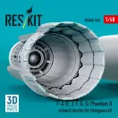 ResKit Models F-4 (E, J, F, G, S) Phantom II exhaust nozzles for Hasegawa kit (3D Printed) 1:48 (RSU48-0563)